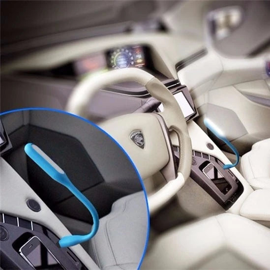 Flexible mini USB LED light plugged into car console USB port for interior ambient lighting in Sri Lanka