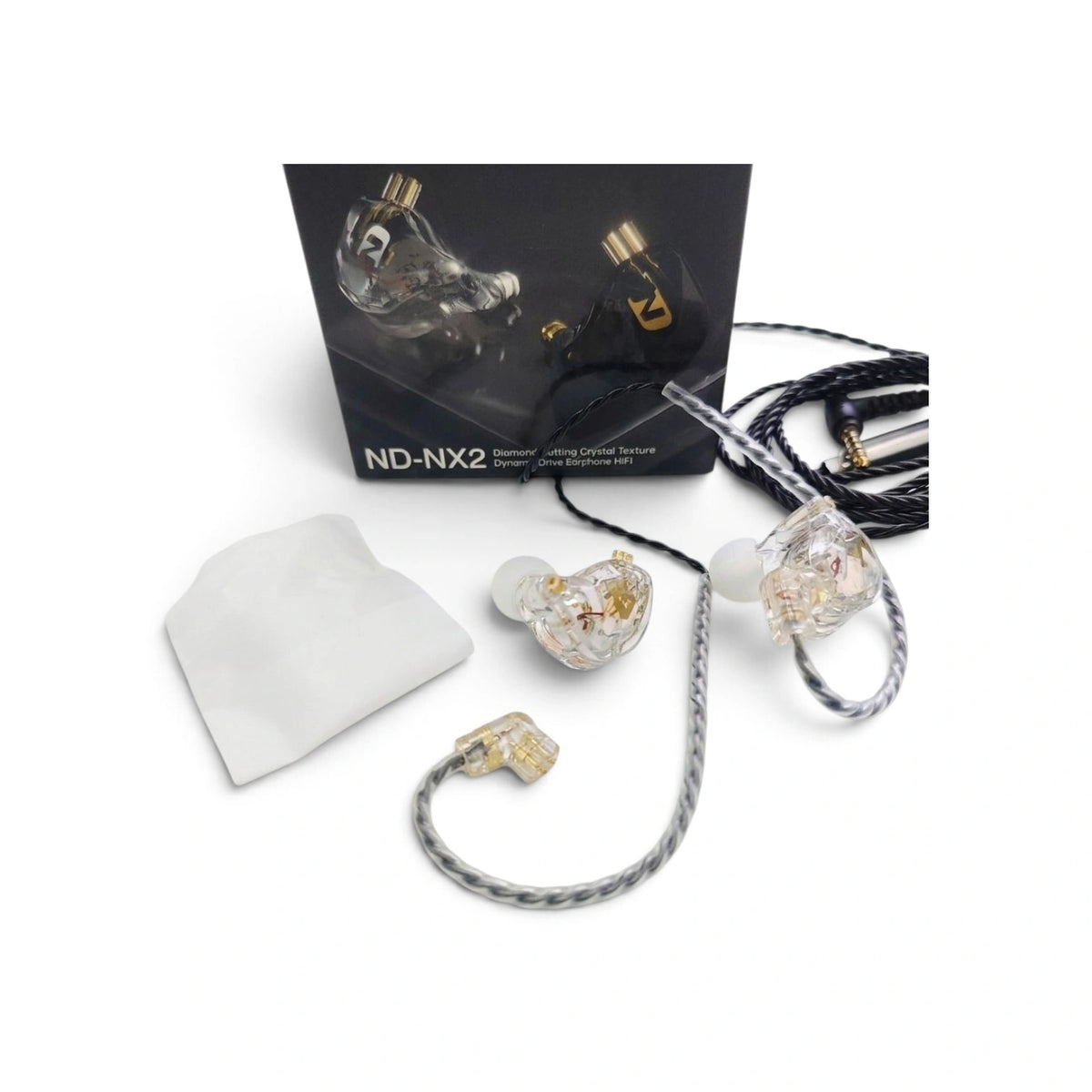 ND Audio NX2 HiFi In-Ear Monitor Earphones with Detachable Cable.