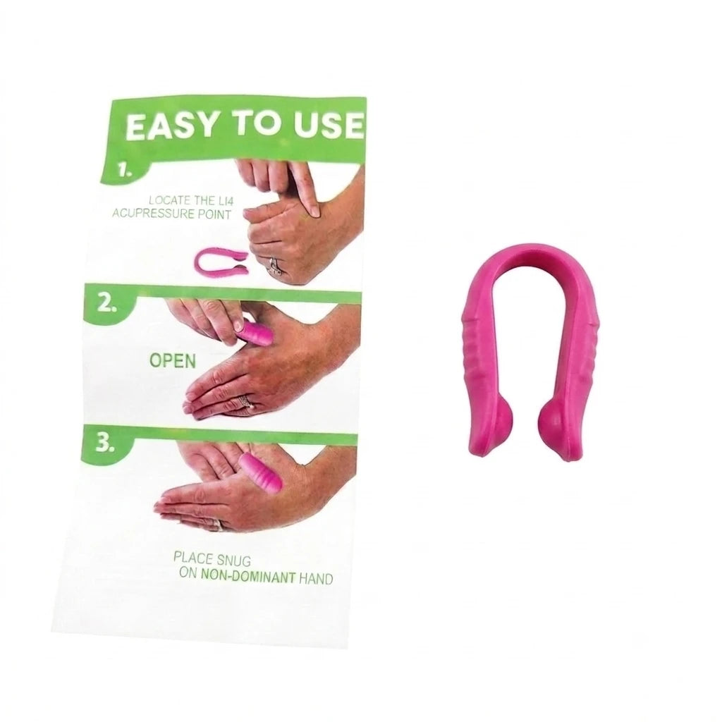 Acupressure Hand Pressure Point Clip for Instant Headache & Migraine Relief